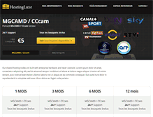 Tablet Screenshot of cccam4d.com